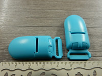Klipsi, 40x18mm, turkoosi, 1kpl