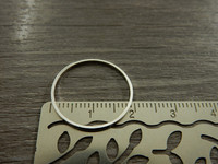Linkki ympyrä, 20x0.7x0.6mm, umpi, kirkashopea, 1kpl