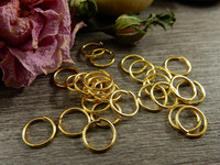 Välirengas, 7x0.7mm, avattava, kulta, 50kpl