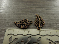 Lehtiriipus, 18x10mm, kupari, 1kpl