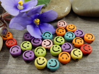 Akryylihelmi hymy, 7mm, mix setti, 20kpl
