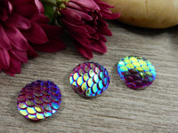 Kapussi merenneito, 12mm, tumma purppura, 1kpl