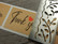 Thank you tarra, 25x37mm, ruskea, 10kpl