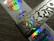 Mix setti tarroja, 25mm, hologrammi, 10kpl