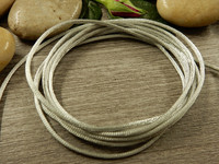 Satiininyöri, 1.5mm, harmaa/hopea, 1m