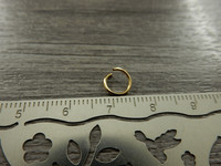 Välirengas, 7x0.8mm, avattava, rst vaaleakulta, 10kpl