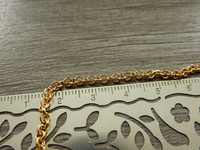 Roloketju, 3x1mm, vaaleakulta, 1m