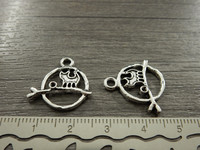 Kissariipus, 19x19mm, kromi, 1kpl