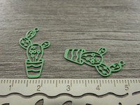 Kaktusriipus, 23x12mm, vihreä, 1kpl
