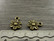 Kukkariipus, 14x10mm, pronssi, 1kpl