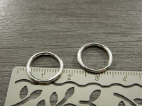Välirengas, 16x1.5mm, umpi, kromi, 10kpl