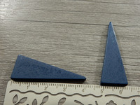 Puuriipus kartio, 40x14mm, sininen, 1kpl