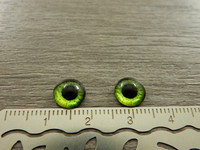 Kapussi silmä, 8mm, vihreä, 1kpl