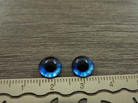 Kapussi silmä, 8mm, sininen, 1kpl