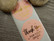 Thank you for your order tarra, 38mm, kulta/vaaleanpunainen, 10kpl