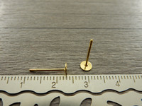 Korvakorutappi, 4x12mm, kulta/rst, 10paria