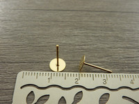Korvakorutappi, 6x13mm, rst/vaaleakulta, 10paria