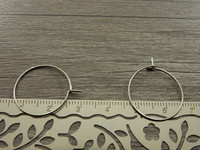 Korvakorurengas, 20x0.7mm, rst, 1pari