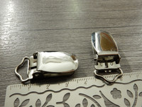 Klipsi, 36x16mm, kromi, 1kpl