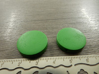 Puuhelmi, 20mm, vihreä, 1kpl