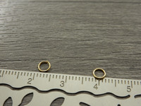 Välirengas, 4x0.5mm, avattava, rst vaaleakulta, 10kpl