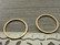 Linkki ympyrä matta, 20x1mm, umpi, kulta/rst, 1kpl