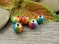 Heijastava helmi, 8mm, moniväri, 1kpl