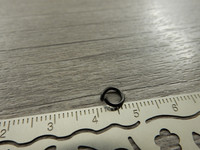 Välirengas, 6x1mm, rst musta, 10kpl