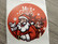 Merry christmas tarra, 38mm, moniväri, 10kpl