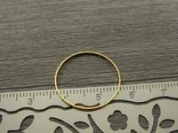 Linkki ympyrä, 20x0.7x0.3mm, umpi, kulta, 1kpl