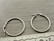 Korvakorurengas, 29.5x2mm, rst, 1pari