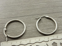 Korvakorurengas, 24.5x2mm, rst, 1pari