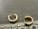 Korvakorurengas, 16x5mm, vaaleakulta, 1pari