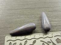 Heijastava helmi, 30x10mm, vaaleanliila, 1kpl