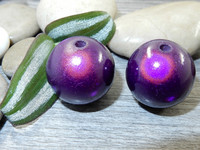 Heijastava helmi, 20mm, tummapurppura, 1kpl
