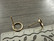 Korvakorutappi rengas, 10x13mm, vaaleakulta, 1pari