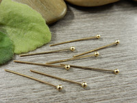 Korupiikki pallopää, 22x0.6mm, rst/vaaleakulta, 50kpl