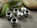 Akryylihelmi matta, 10x8mm, hopea, 20kpl