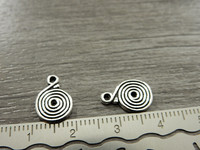 Ympyräriipus, 13x9mm, kromi, 1kpl