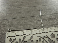 Korupiikki silmukka, 35x0.6mm, rst, 50kpl
