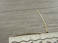 Korupiikki pallopää, 30x0.5mm, vaaleakulta, 100kpl