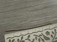 Korupiikki silmukka, 65x0.7mm, vaaleakulta, 50kpl