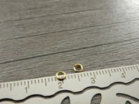 Välirengas, 3x0.6mm, avattava, kulta, 100kpl