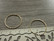 Linkki ympyrä, 20x0.8mm, umpi, vaaleakulta, 1kpl