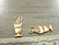 Jäätelöriipus, 27x10mm, moniväri, 1kpl