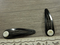 Hiuspinni, 48x14mm, musta, 1kpl