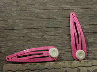 Hiuspinni, 48x14mm, pinkki, 1kpl
