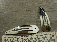 Hiuspinni, 68x19mm, kromi, 1kpl