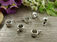 Riipuspidike, 9x6mm, kromi, 1kpl
