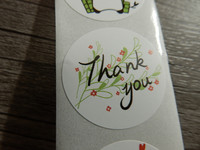 Thank you tarra, 25mm, moniväri, 10kpl